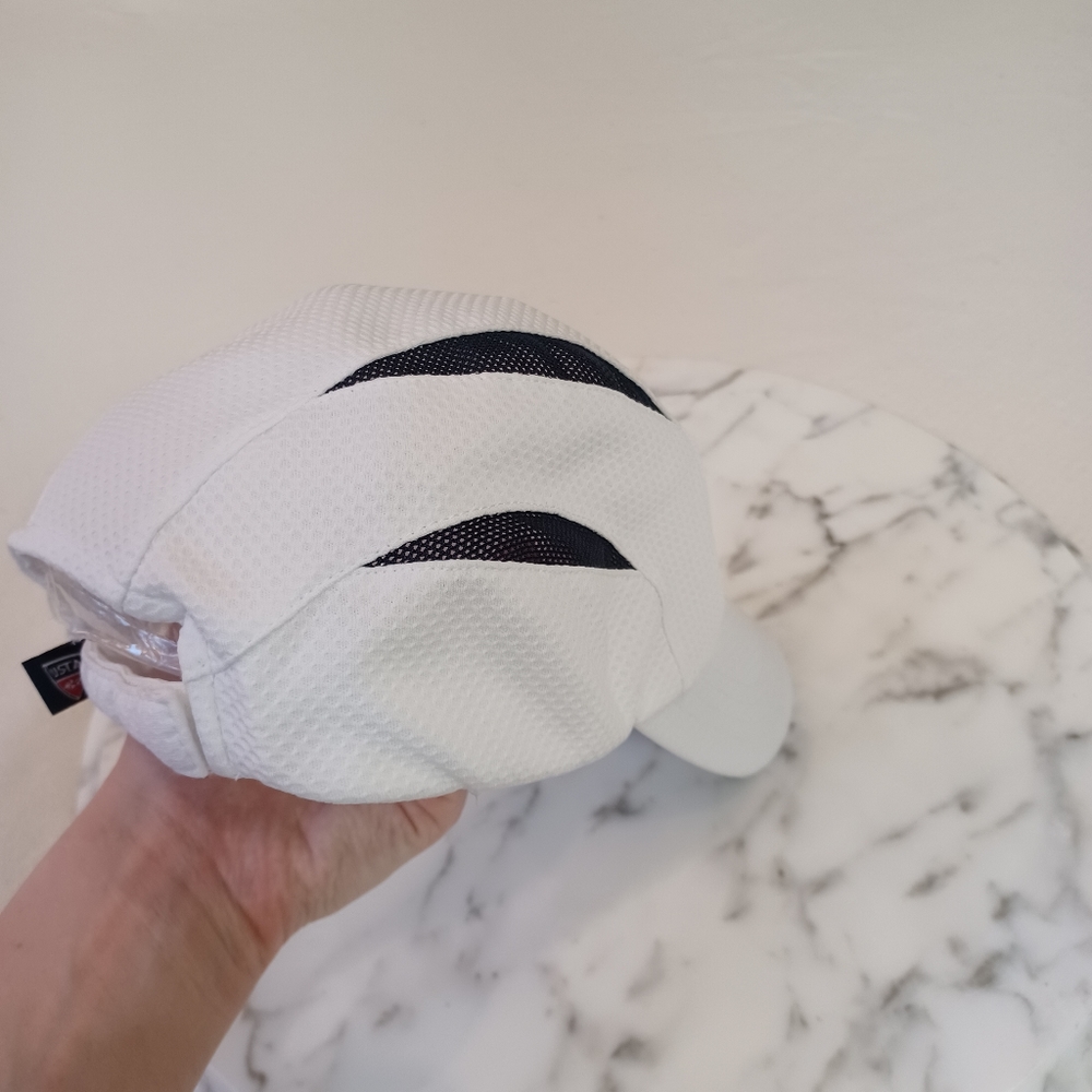 White Performance Baseball Cap - Picture 9 of 16